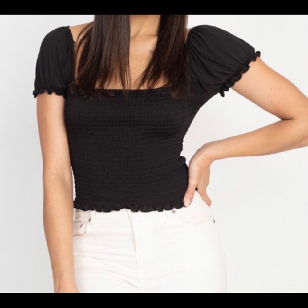 Black Crop Top